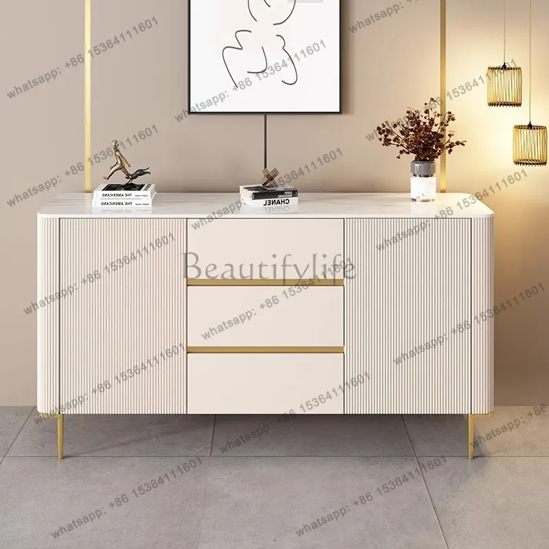 Edge cabinet light luxury integrated wall high cabinet kitchen storage
Edge cabinet light luxury integrated wall high cabinet kitchen storage