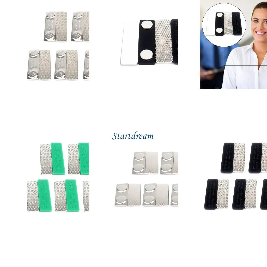 5Pcs Strong Name Badge Holders for Uniforms Jackets Name Label Badge Magnets Fastener with 2 Strength Magnets K92C 
5Pcs Strong Name Badge Holders for Uniforms Jackets Name Label Badge Magnets Fastener with 2 Strength Magnets K92C