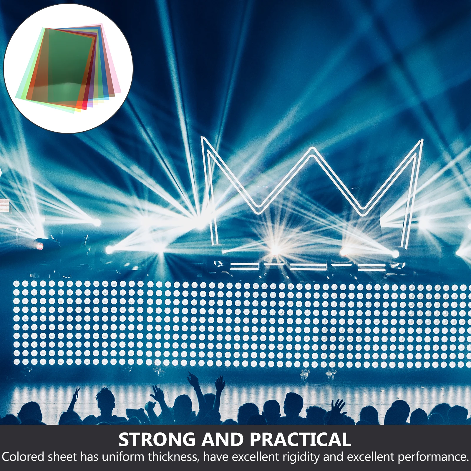 9Pcs Translucent Colored Sheets Light Filters for Theater Photo Video LED Lights Excellent Rigidity Performance
9Pcs Translucent Colored Sheets Light Filters for Theater Photo Video LED Lights Excellent Rigidity Performance
