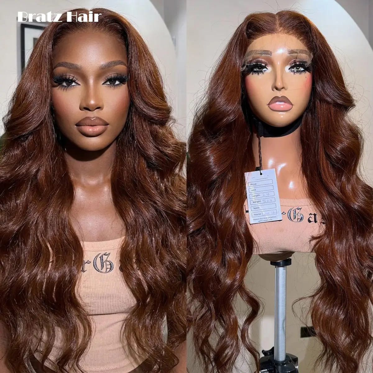 Brown Loose Wave Lace Front Glueless Wigs Human Hair for Women 13x4 Chocolate Brown HD Transparent Loose Wave Lace Frontal Wigs
Brown Loose Wave Lace Front Glueless Wigs Human Hair for Women 13x4 Chocolate Brown HD Transparent Loose Wave Lace Frontal Wigs