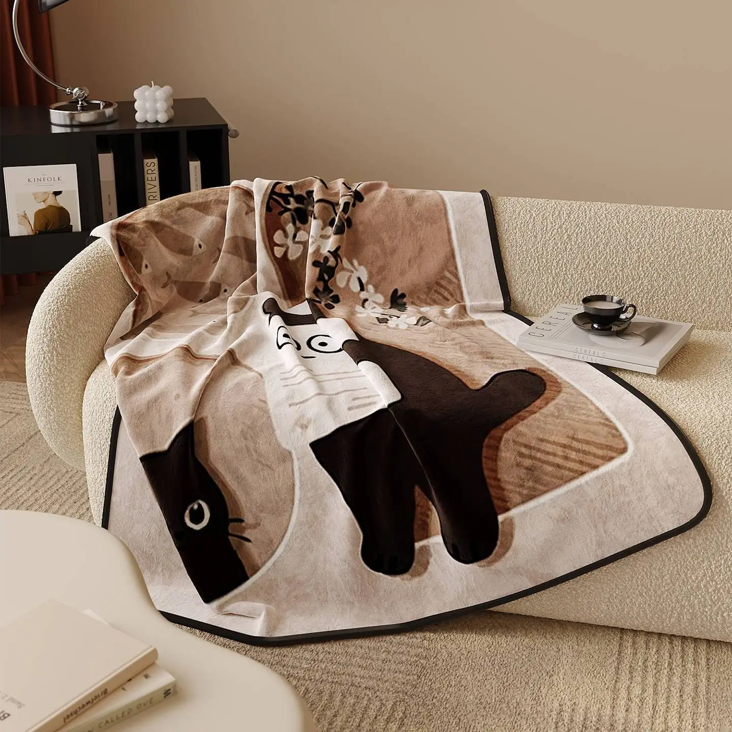 Vintage Cartoon Winter AC Blanket - Flannel Sofa & Office Nap Shawl, Thickened Cozy Throw for Daytime Rest
Vintage Cartoon Winter AC Blanket - Flannel Sofa & Office Nap Shawl, Thickened Cozy Throw for Daytime Rest