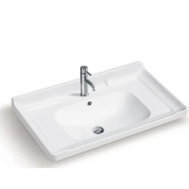 Chaozhou bathroom sink white ceramic wash basin rectangular porcelain cabinet basin
Chaozhou bathroom sink white ceramic wash basin rectangular porcelain cabinet basin