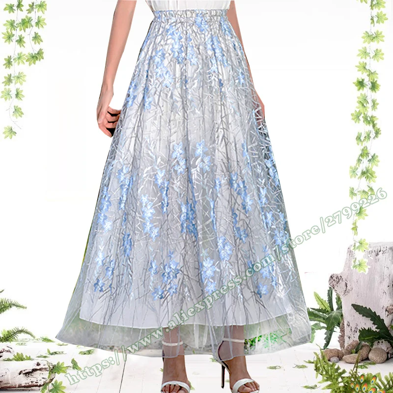 Female Plus Size 7XL 6XL Skirts Womens Summer Lace Hollow Fragments Skirt Floral Embroidery , Chic and Elegant Woman Skirt
Female Plus Size 7XL 6XL Skirts Womens Summer Lace Hollow Fragments Skirt Floral Embroidery , Chic and Elegant Woman Skirt