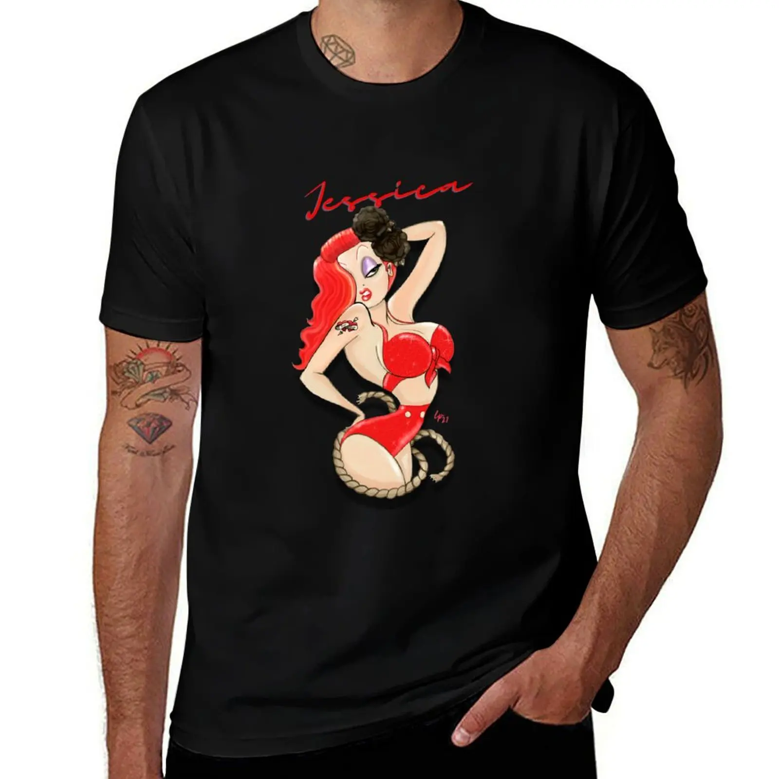 Jessica Rabbit T-Shirt funny shirt cotton customs vintage blue archive Men's t-shirt
Jessica Rabbit T-Shirt funny shirt cotton customs vintage blue archive Men's t-shirt