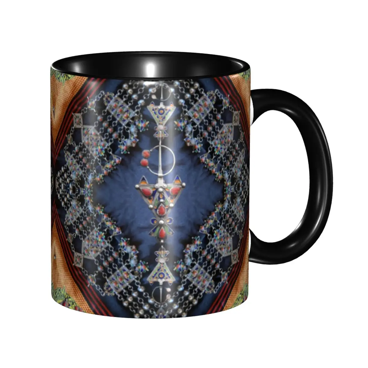 DIY Kabyle Jewelery Ceramic Mug Personalized Amazigh Algeria Dress Coffee Cup Creative Gift
DIY Kabyle Jewelery Ceramic Mug Personalized Amazigh Algeria Dress Coffee Cup Creative Gift