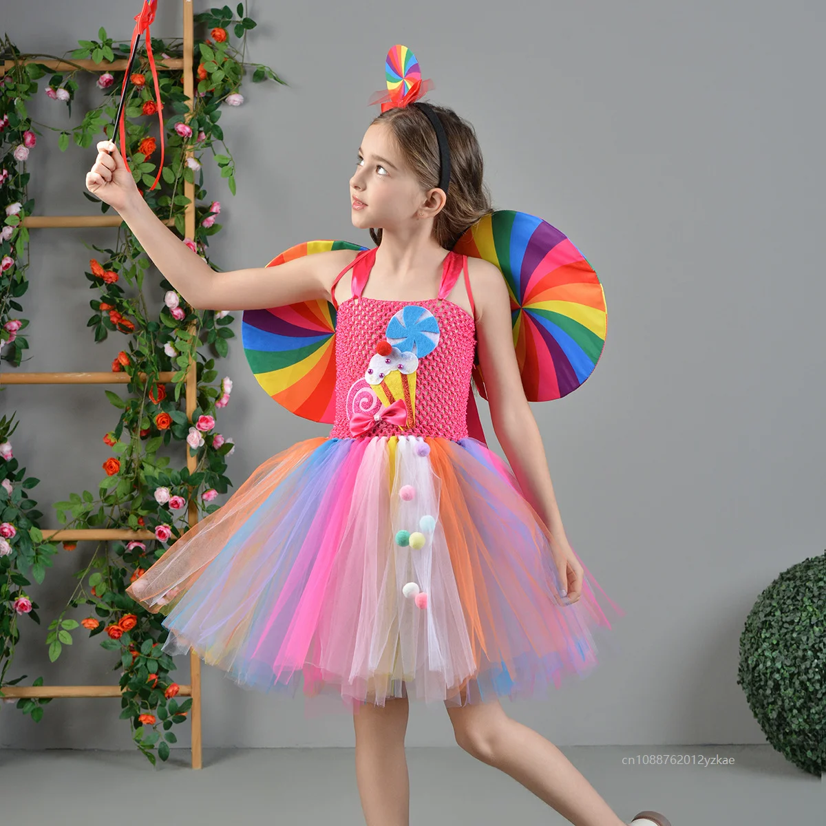 Rainbow Tutu Dress Cute Chicas Sweet Lollipop Cosplay Dress Up Purim Festival Celebration Costume Candy Design Enfant Clothes
Rainbow Tutu Dress Cute Chicas Sweet Lollipop Cosplay Dress Up Purim Festival Celebration Costume Candy Design Enfant Clothes