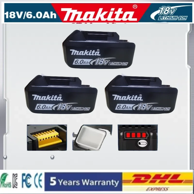 New original 18V Makita Rechargeable Battery ,For Makita BL1830 BL1830B BL1840 BL1840B BL1850 BL1850B Power Tools Battery
New original 18V Makita Rechargeable Battery ,For Makita BL1830 BL1830B BL1840 BL1840B BL1850 BL1850B Power Tools Battery