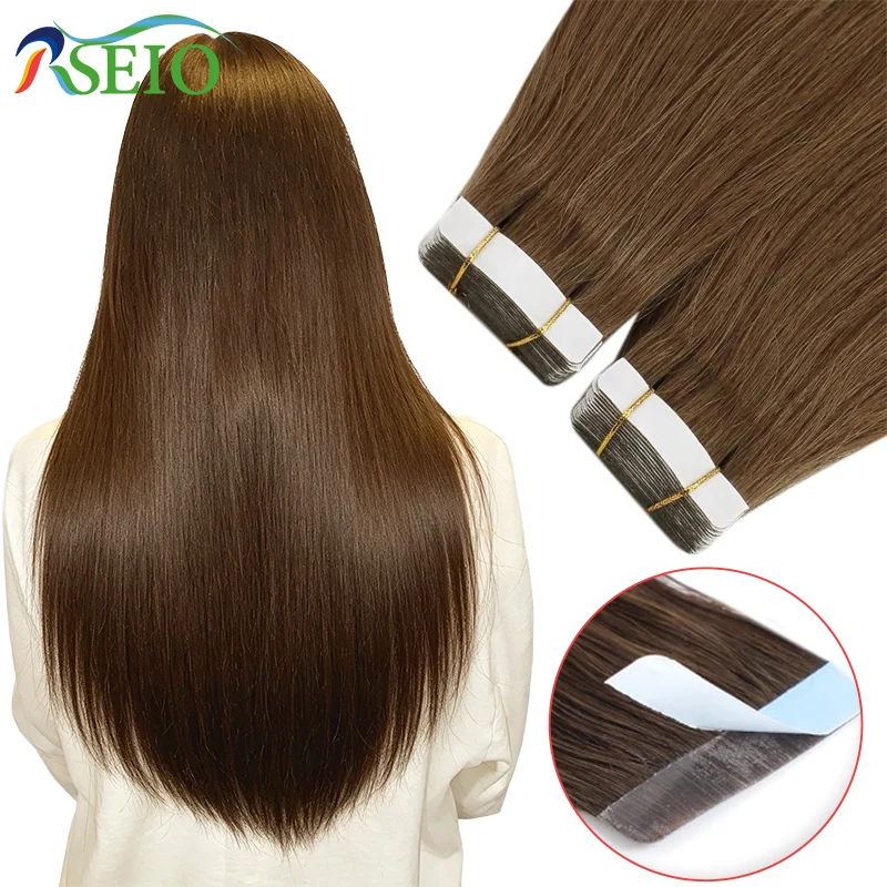 RSEIO High Quality Straight Tape In Human Hair Extensions 100% Real Natural Hair Extension Black Brown Blonde Invisible For wome
RSEIO High Quality Straight Tape In Human Hair Extensions 100% Real Natural Hair Extension Black Brown Blonde Invisible For wome