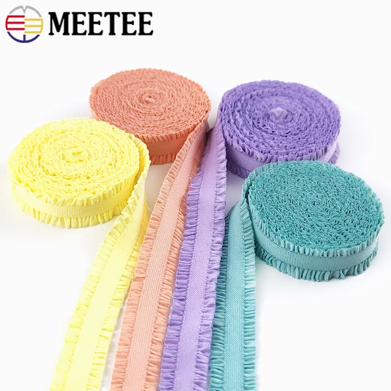 5-30Yards 13mm Double Ruffle Elastic Band for Underwear Bra Strap Rubber Bands Belt Clothes Trim Stratch Tape Sewing Accessories
5-30Yards 13mm Double Ruffle Elastic Band for Underwear Bra Strap Rubber Bands Belt Clothes Trim Stratch Tape Sewing Accessories