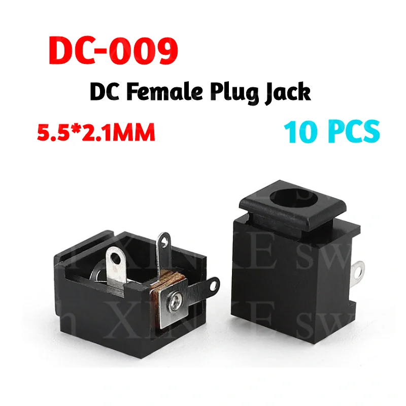 10pcs DC-009 Power Socket Connector The Power Supply Female Power Connect Jack 3pin DC009
10pcs DC-009 Power Socket Connector The Power Supply Female Power Connect Jack 3pin DC009