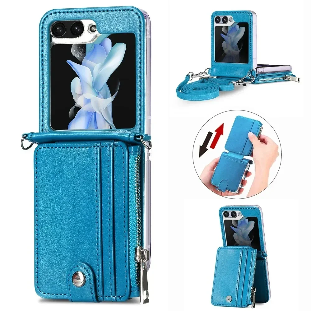 2 in 1 Detachable Zipper Wallet For Samsung Z Flip 6 5 4 3 Flip6 Flip5 Flip4 Flip3 5G Phone Case with Card Slot & Long Lanyard
2 in 1 Detachable Zipper Wallet For Samsung Z Flip 6 5 4 3 Flip6 Flip5 Flip4 Flip3 5G Phone Case with Card Slot & Long Lanyard