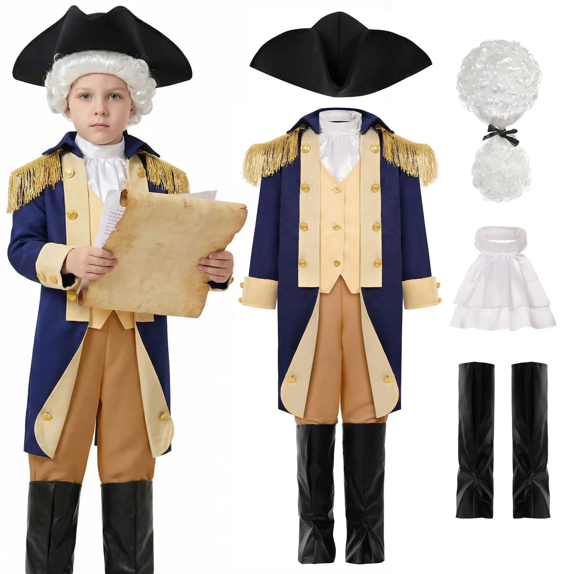 European American Retro Victorian Noble Costume Boys Prince Formal Swallowtail Coat Kids Lawyer Judge Role Play Outfit
European American Retro Victorian Noble Costume Boys Prince Formal Swallowtail Coat Kids Lawyer Judge Role Play Outfit