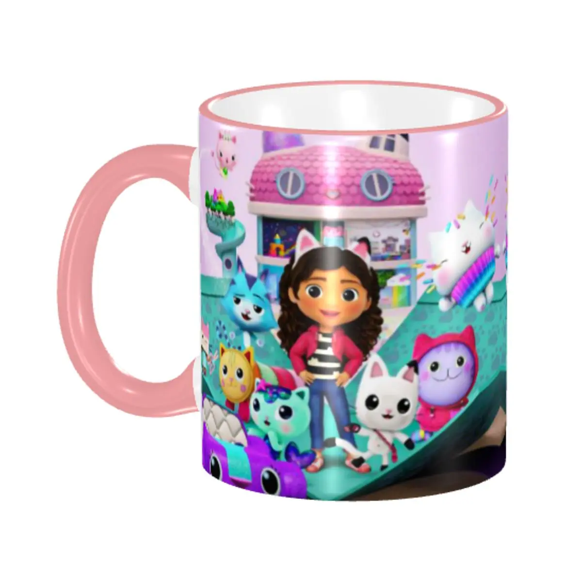 Персонализированные кружки G-Gabbyes D-Dollhouses: розовые керамические чашки для чая, молока и кофе с животными (сделай сам)
Персонализированные кружки G-Gabbyes D-Dollhouses: розовые керамические чашки для чая, молока и кофе с животными (сделай сам)