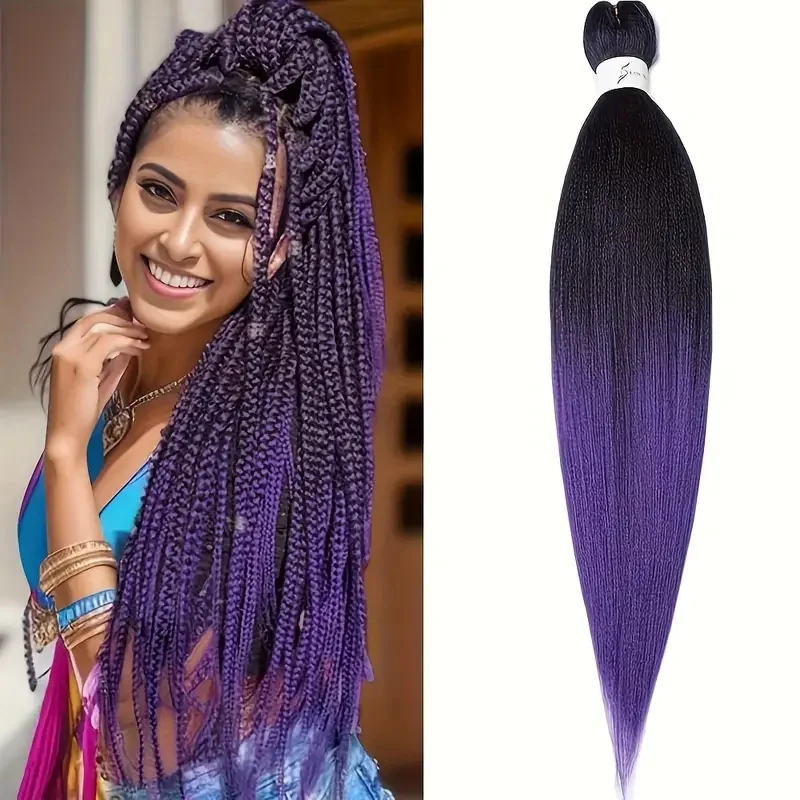 Soft Yaki Synthetic Hair for Crochet Twist Braids Ombre Colors Heat Resistant Pre Stretched Braiding Hair Extensions for Women
Soft Yaki Synthetic Hair for Crochet Twist Braids Ombre Colors Heat Resistant Pre Stretched Braiding Hair Extensions for Women