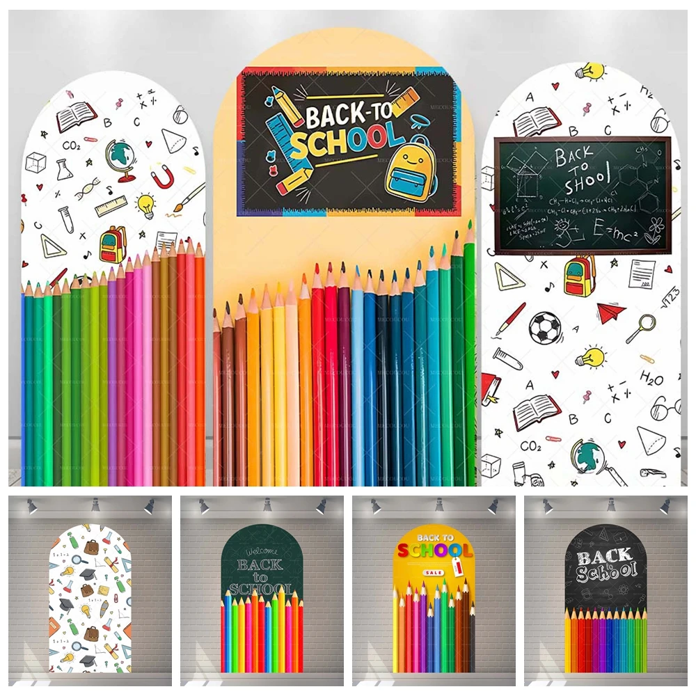 Back to School Double Sided Arch Background Colored Pencil School Bag Stationery Welcome Kindergarten Preschool Decorative Props
Back to School Double Sided Arch Background Colored Pencil School Bag Stationery Welcome Kindergarten Preschool Decorative Props