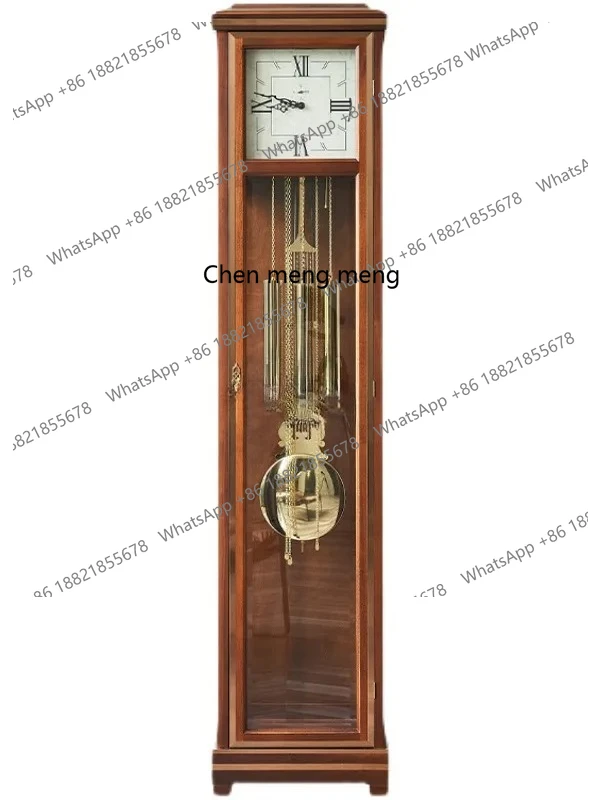 German Helmler Floor Clock Modern Simple Living Room New Chinese Fashion Desk Clock American Retro Solid Wood Pendulum Clock
German Helmler Floor Clock Modern Simple Living Room New Chinese Fashion Desk Clock American Retro Solid Wood Pendulum Clock