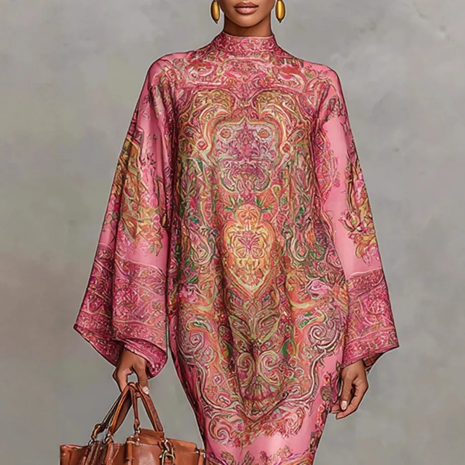 2026 Spring and Autumn New Digital Printed Fresh Retro Elegant Dress
2026 Spring and Autumn New Digital Printed Fresh Retro Elegant Dress