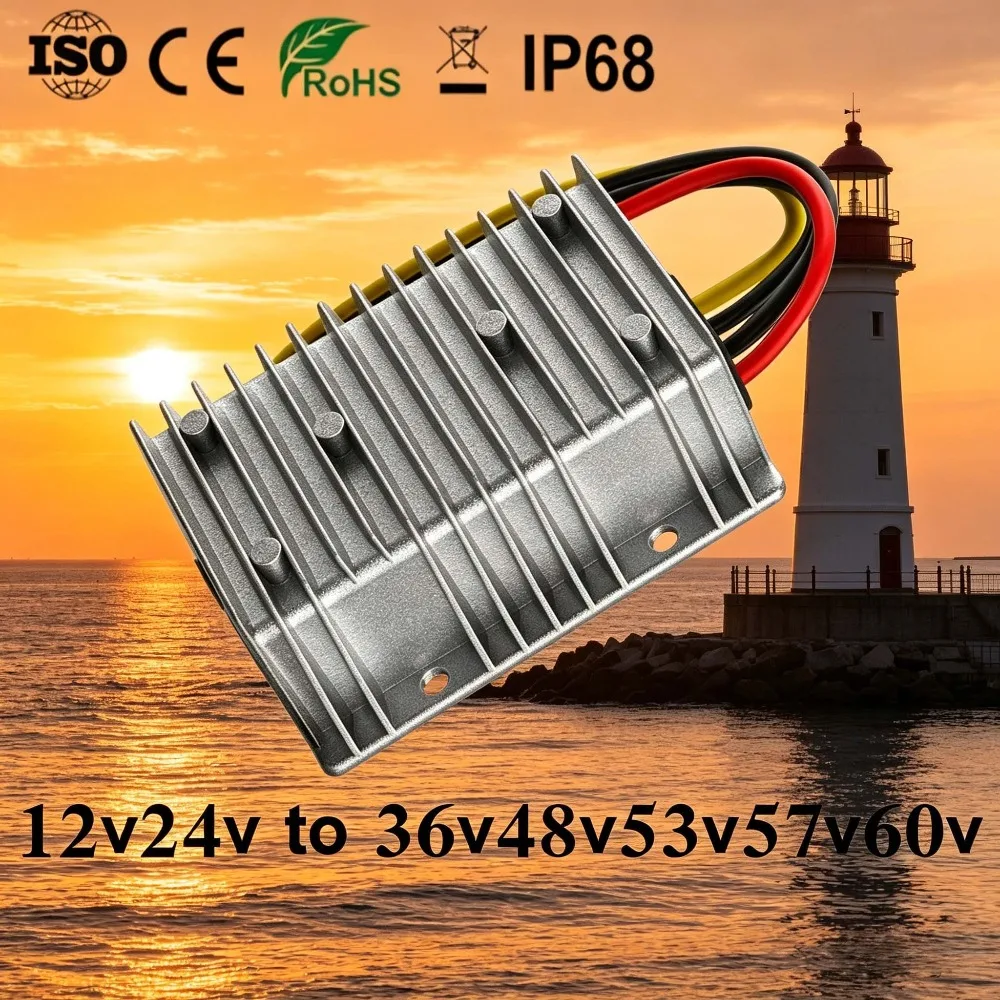24V to 53V Waterproof converter 12V to 48V booster 9V-35V to 36V 57V 60V boost module DC High Efficiency Motorhome power supply
24V to 53V Waterproof converter 12V to 48V booster 9V-35V to 36V 57V 60V boost module DC High Efficiency Motorhome power supply