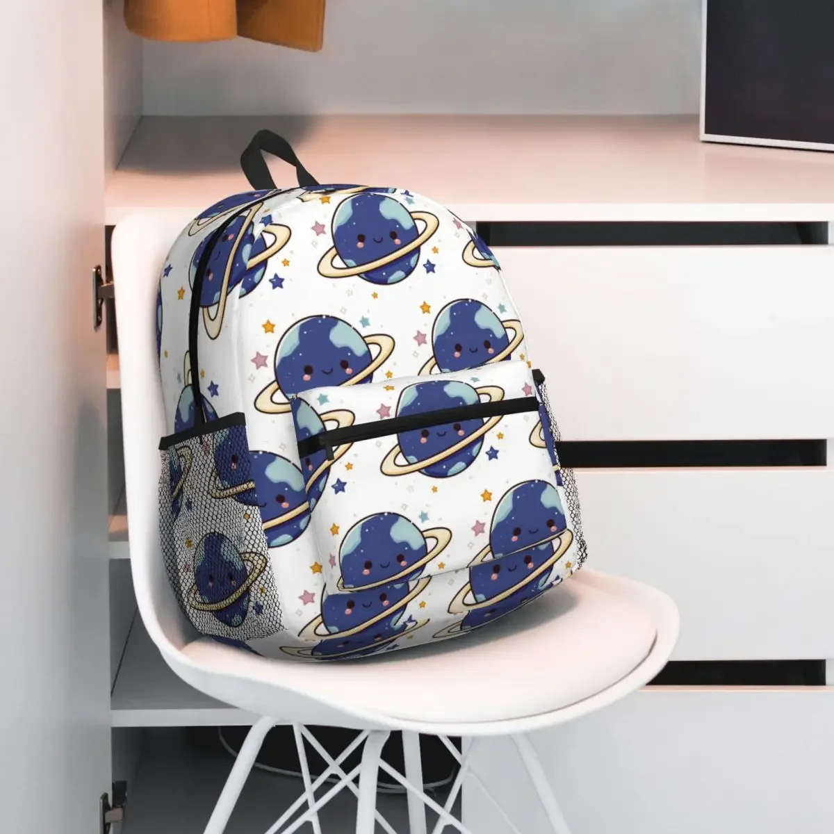 Рюкзак с улыбающейся милой планетой и звездами, рюкзак большой емкости, детская сумка для книг, школьная сумка, сумки на плечо для мужчин и женщин
Рюкзак с улыбающейся милой планетой и звездами, рюкзак большой емкости, детская сумка для книг, школьная сумка, сумки на плечо для мужчин и женщин