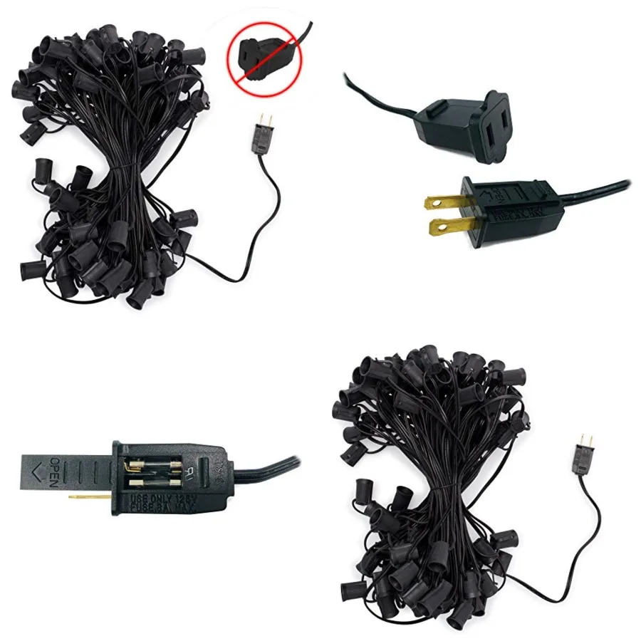 Holiday Lighting Outlet C9 Christmas Light String, Patio Event Lighting, Cord, 12" Socket Spacing, E17
Holiday Lighting Outlet C9 Christmas Light String, Patio Event Lighting, Cord, 12" Socket Spacing, E17