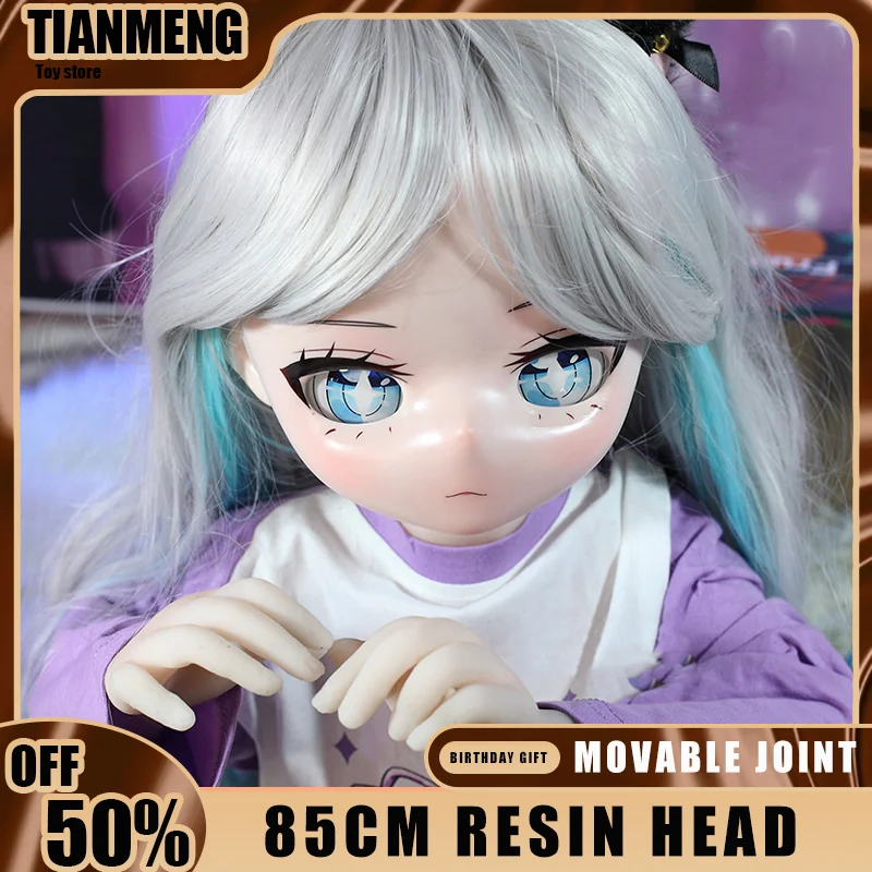 RENHEYUOU 85CMBJD Anime Doll Deep Green Eyes High Quality Silicone Resin Head Japanese Handmade Character Collection
RENHEYUOU 85CMBJD Anime Doll Deep Green Eyes High Quality Silicone Resin Head Japanese Handmade Character Collection