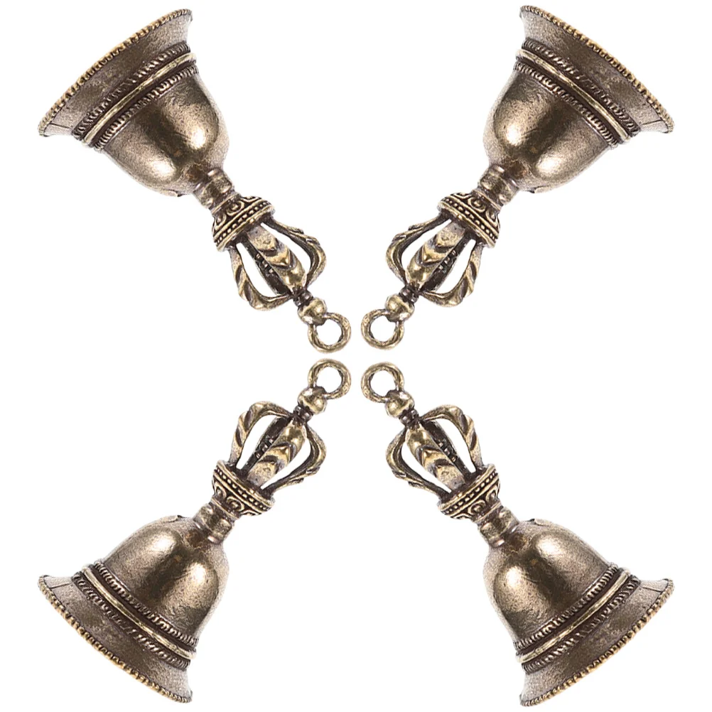 4 Pcs Copper Bell Keychain Pendant Vintage Hand Bell Design Crafts Adornment Small naments for Key Bag Decor Retro
4 Pcs Copper Bell Keychain Pendant Vintage Hand Bell Design Crafts Adornment Small naments for Key Bag Decor Retro