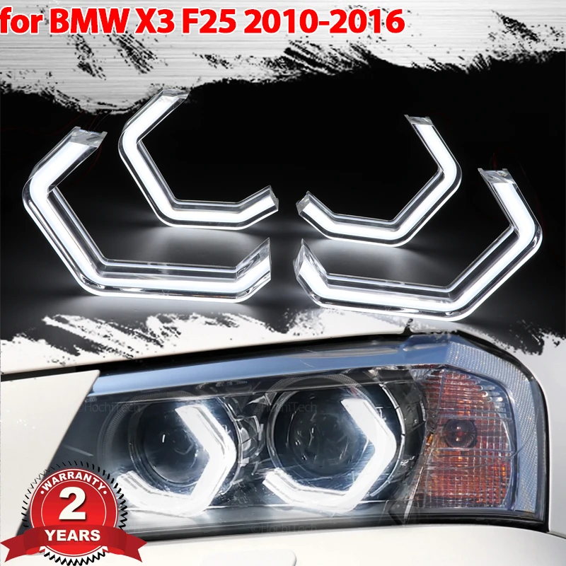 Daytime Running Light for BMW for BMW X3 F25 2010-2016 Car Accessories M4 Iconic Style LED Crystal Angel Eye Kit Eyes Kits
Daytime Running Light for BMW for BMW X3 F25 2010-2016 Car Accessories M4 Iconic Style LED Crystal Angel Eye Kit Eyes Kits