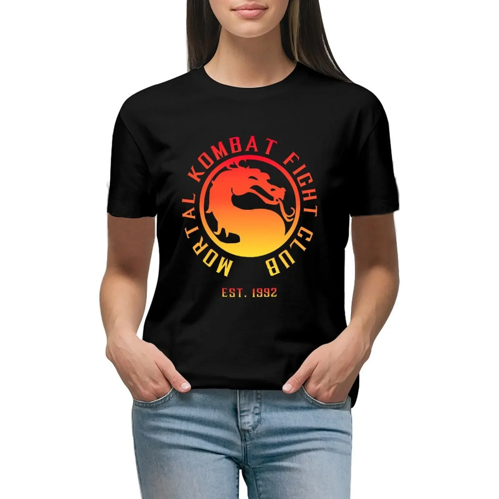 Mortal Kombat Fight Club Mortal Kombat 11 Clean Color Logo T-Shirt plus sizes animal prinfor t-shirts for Women loose fit
Mortal Kombat Fight Club Mortal Kombat 11 Clean Color Logo T-Shirt plus sizes animal prinfor t-shirts for Women loose fit