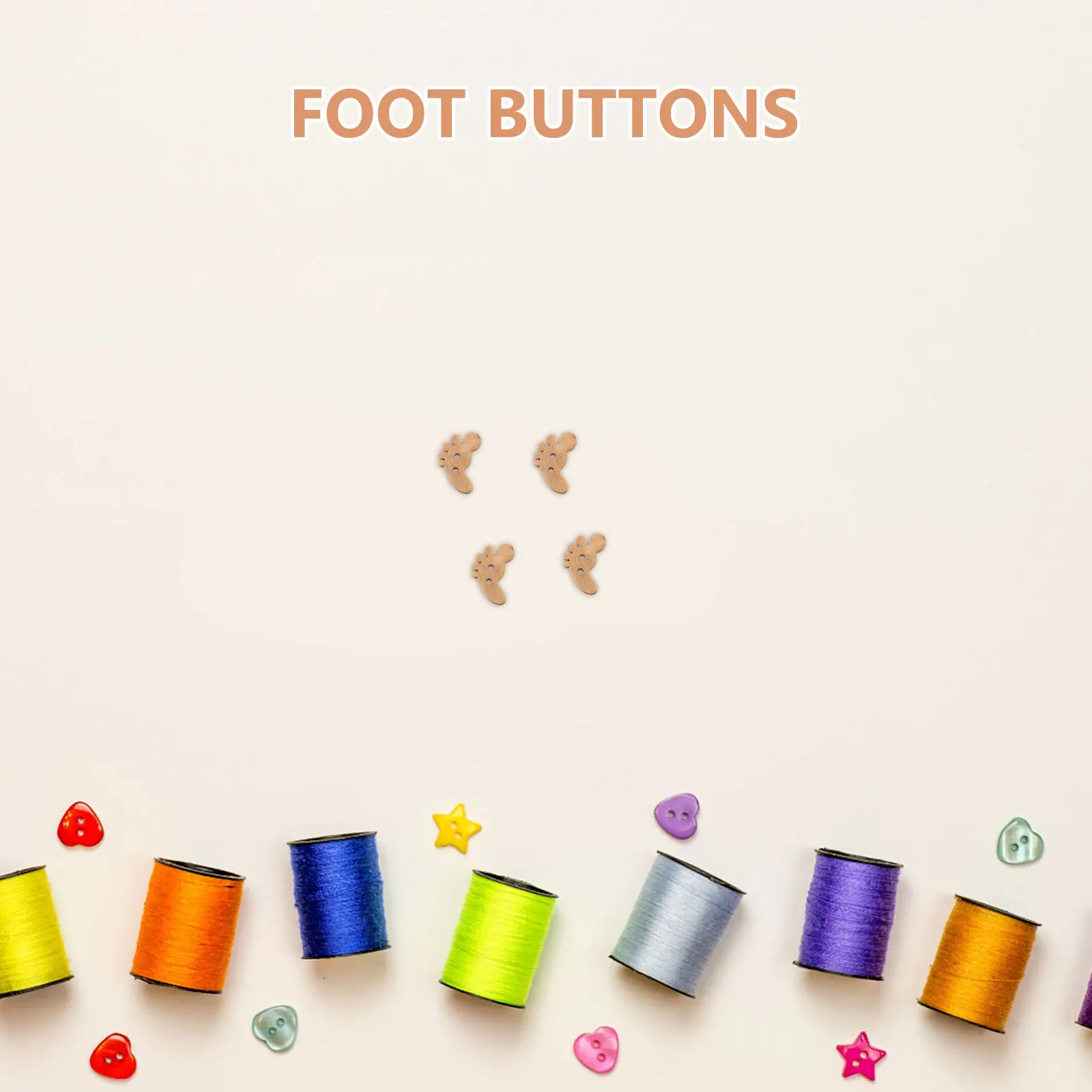 200pcs Wooden Craft Buttons 13Mm Footprint Shape For Diy Sewing Garment Knitting Sweater Decoration Buttons Handicrafts Sewing
200pcs Wooden Craft Buttons 13Mm Footprint Shape For Diy Sewing Garment Knitting Sweater Decoration Buttons Handicrafts Sewing