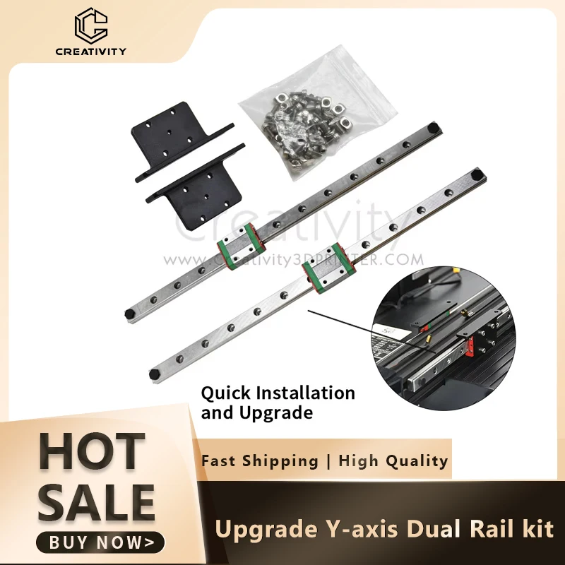 Upgrade Y-axis Dual Linear Rail kit MGN12H 300MM Linear Guide For Ender 3 Ender 3 V2 Ender 3 Pro 3D Printer CNC 3D Printer Parts
Upgrade Y-axis Dual Linear Rail kit MGN12H 300MM Linear Guide For Ender 3 Ender 3 V2 Ender 3 Pro 3D Printer CNC 3D Printer Parts