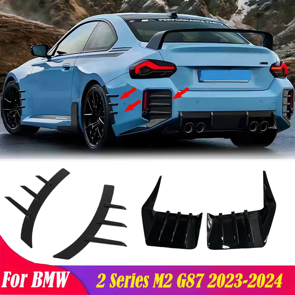 For BMW 2 Series M2 G87 2023-2024 MP Style Side Spats Canards Car Front/Rear Bumper Side Fender Trim Cover Tuning Body Kits
For BMW 2 Series M2 G87 2023-2024 MP Style Side Spats Canards Car Front/Rear Bumper Side Fender Trim Cover Tuning Body Kits