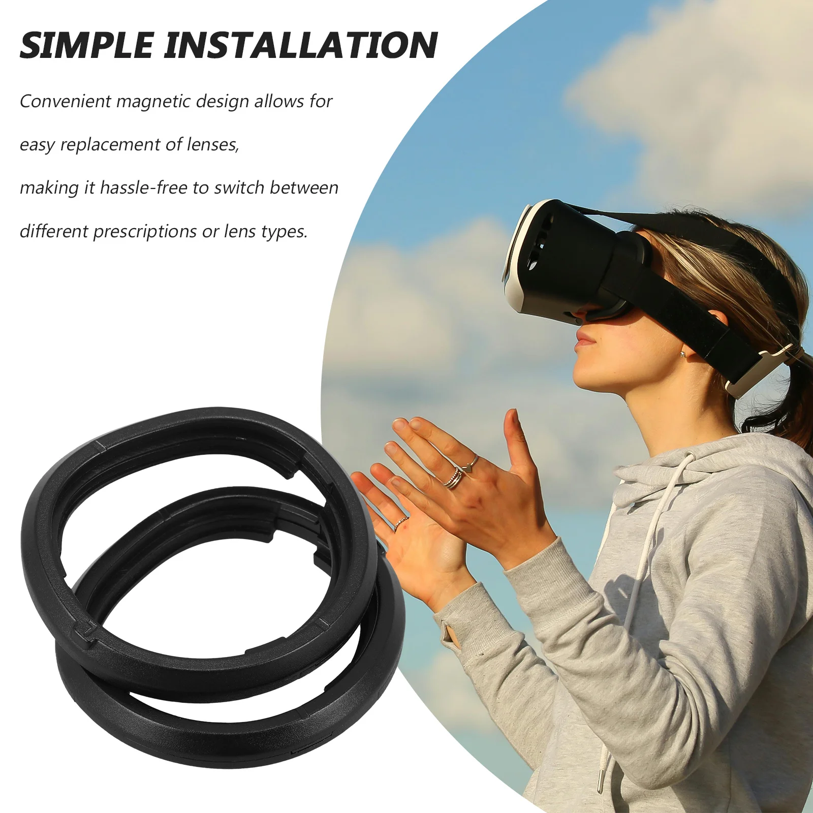 1Pair Vr Lens Frame Protector Anti-Scratch Reusable Sturdy ABS Material Lens Cover for 3 Vr Glasses
1Pair Vr Lens Frame Protector Anti-Scratch Reusable Sturdy ABS Material Lens Cover for 3 Vr Glasses