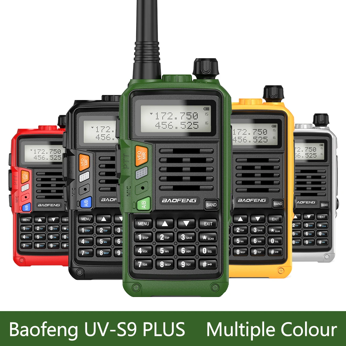 BAOFENG-UV-S9 Plus Powerful Handheld Transceiver, Two Way Radio, UHF, VHF, Dual Band, Baofeng, UV-S9 Plus
BAOFENG-UV-S9 Plus Powerful Handheld Transceiver, Two Way Radio, UHF, VHF, Dual Band, Baofeng, UV-S9 Plus