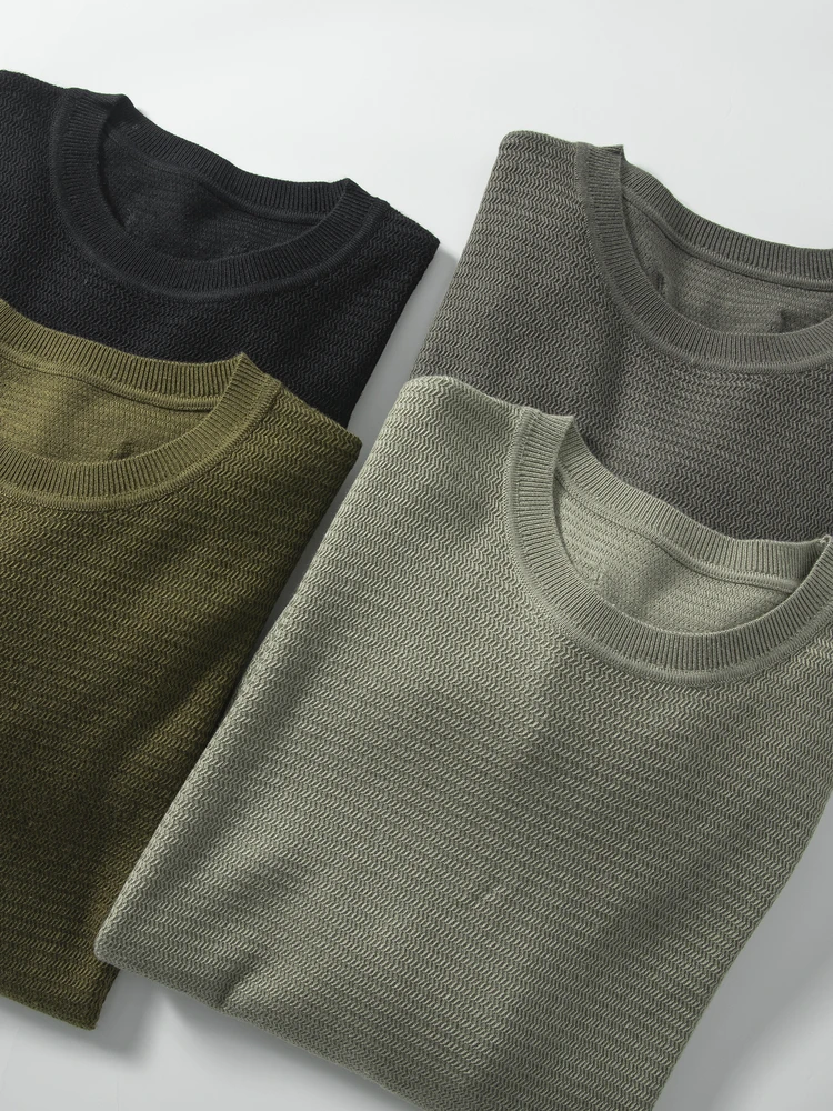 Высококачественный мужской шерстяной свитер с круглым вырезом, легкий, роскошный, модный, молодежный, зимний, в стиле casual
Высококачественный мужской шерстяной свитер с круглым вырезом, легкий, роскошный, модный, молодежный, зимний, в стиле casual