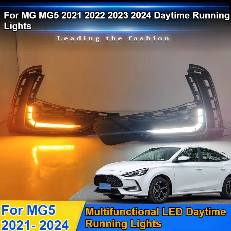 Для MG MG5 2021 2022 2023 2024, светодиодные плавные дневные ходовые огни, модификация с последовательными декоративными огнями указателя поворота
Для MG MG5 2021 2022 2023 2024, светодиодные плавные дневные ходовые огни, модификация с последовательными декоративными огнями указателя поворота