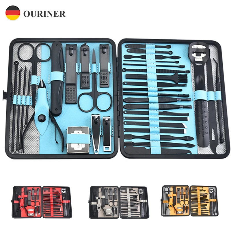 10/20/36 Pcs Manicure Set Professional Nail Clippers Kit Pedicure Care Tools Stainless Steel Women Grooming Kit for Travel
10/20/36 Pcs Manicure Set Professional Nail Clippers Kit Pedicure Care Tools Stainless Steel Women Grooming Kit for Travel