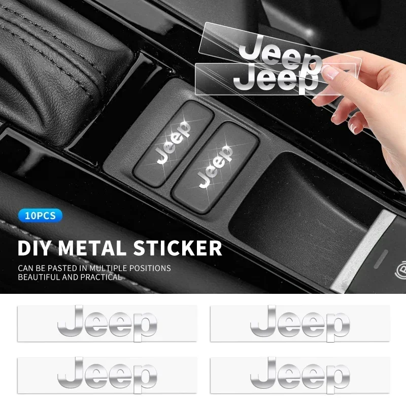 3D металлическая декоративная наклейка-эмблема для автомобиля, аксессуары для интерьера для Jeep Renegade, Compass, Grand Cherokee, Wrangler JK, Gladiator
3D металлическая декоративная наклейка-эмблема для автомобиля, аксессуары для интерьера для Jeep Renegade, Compass, Grand Cherokee, Wrangler JK, Gladiator