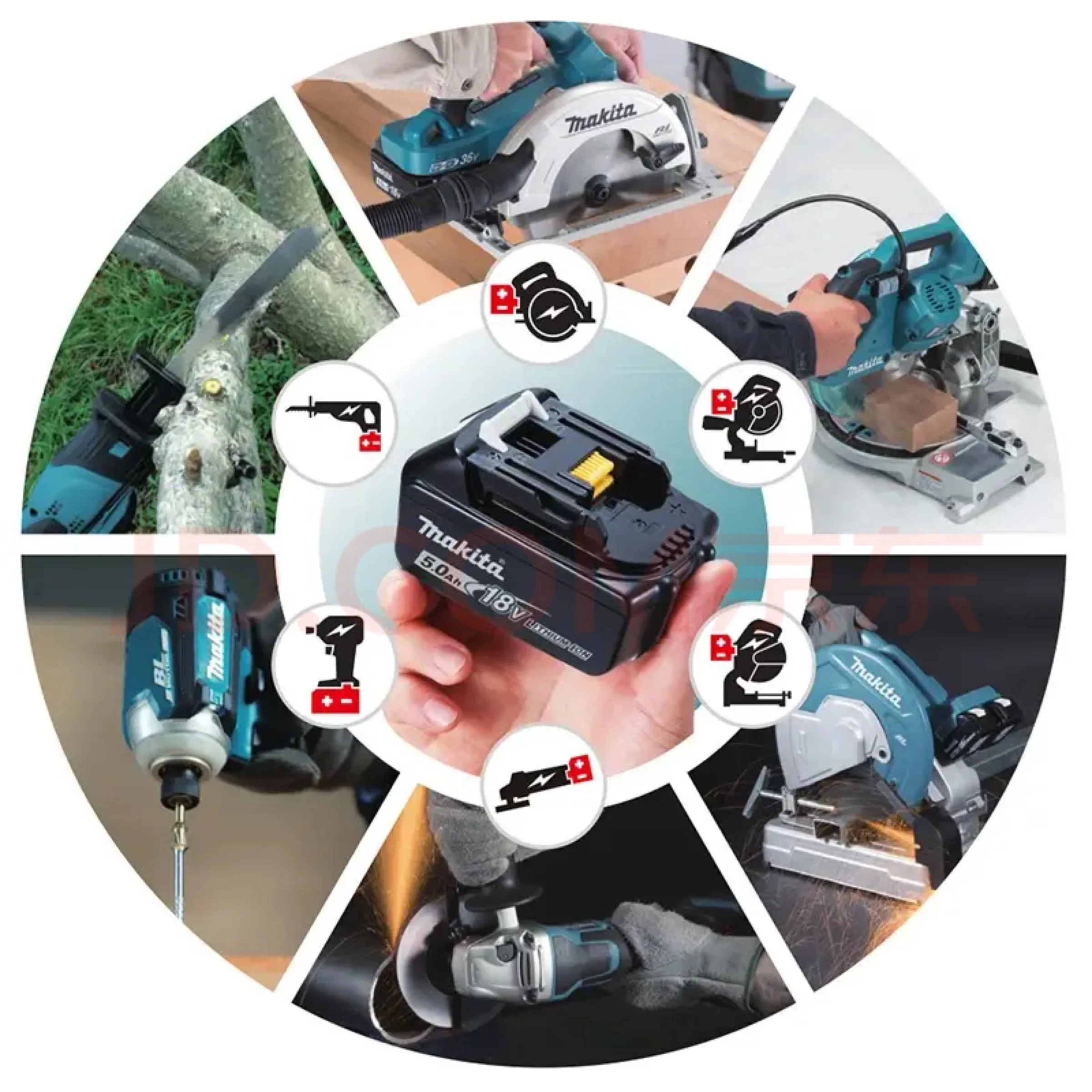 Makita replacement lithium battery, 18V battery LXT lithium ion6Ah 5AhBL1840BL1830BBL1850BL1860 BL1815
Makita replacement lithium battery, 18V battery LXT lithium ion6Ah 5AhBL1840BL1830BBL1850BL1860 BL1815