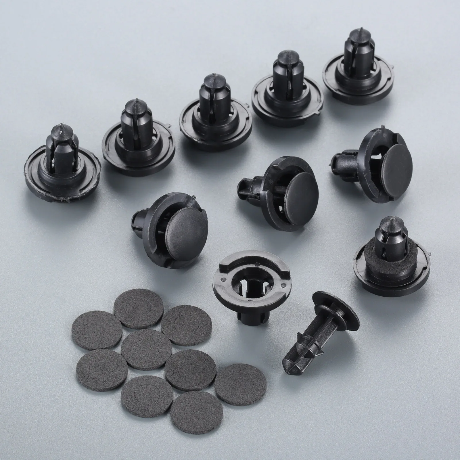 10Pcs Black Car Bumper Fastener 90914-0055,Engine Hood Mudguard,For Side Skirt/Sill Moulding/Rocker Cover Clips,Car Accessories
10Pcs Black Car Bumper Fastener 90914-0055,Engine Hood Mudguard,For Side Skirt/Sill Moulding/Rocker Cover Clips,Car Accessories