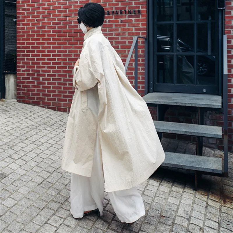 SuperAen Loose Long-sleeved Stand-up Collar Casual Fashionable Trench 2026 Spring New Oversize Simple Coats
SuperAen Loose Long-sleeved Stand-up Collar Casual Fashionable Trench 2026 Spring New Oversize Simple Coats