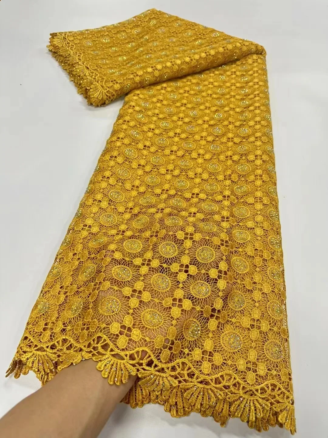 Nigerian Water Soluble Lace Fabric, French Lace, Wedding Party, Women Dresses, High Quality, 2024
Nigerian Water Soluble Lace Fabric, French Lace, Wedding Party, Women Dresses, High Quality, 2024
