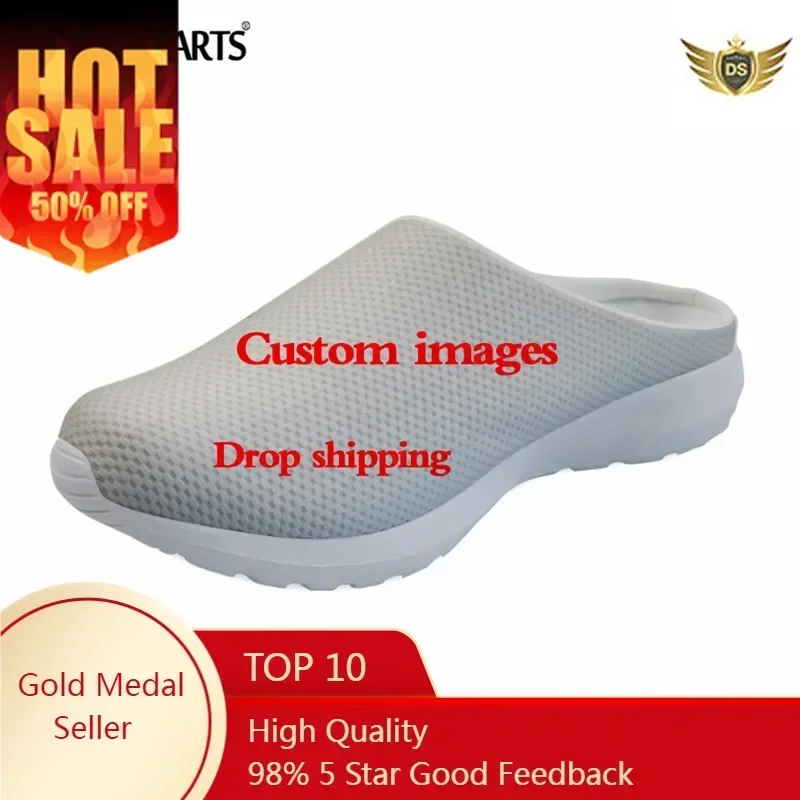 Women's Mesh Sandals Summer Breathable Slippers Lightweight Slip On Beach Water Custom Images Or Logos Drop Shipping
Women's Mesh Sandals Summer Breathable Slippers Lightweight Slip On Beach Water Custom Images Or Logos Drop Shipping