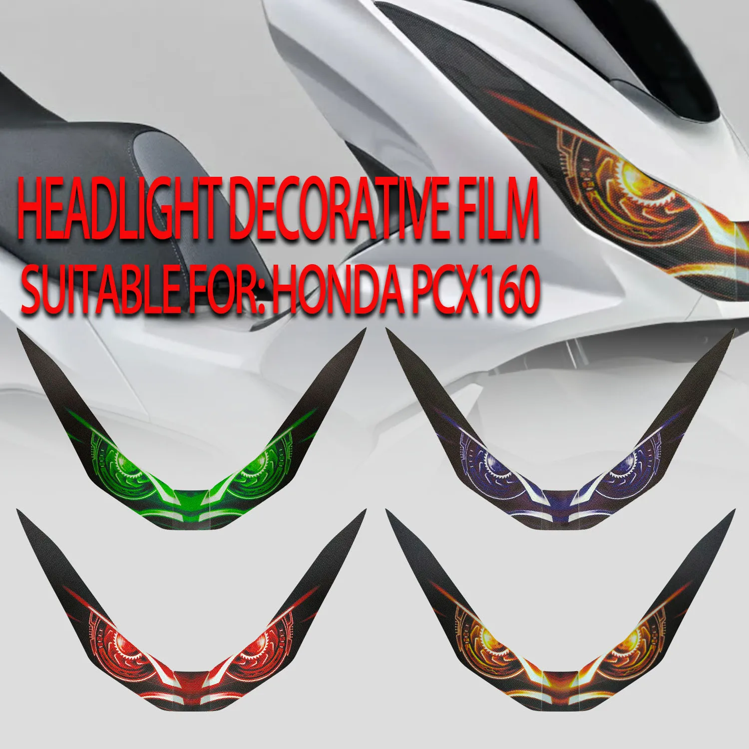For Honda PCX160 Headlight Protector Sticker Headlight Decorative Film
For Honda PCX160 Headlight Protector Sticker Headlight Decorative Film