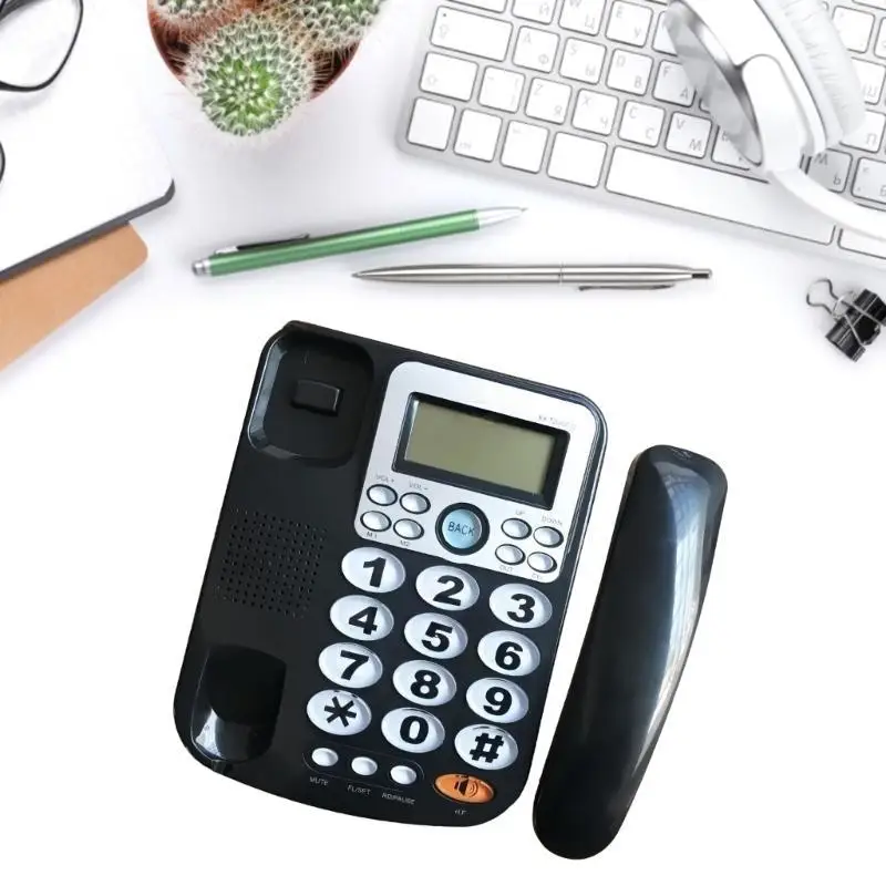 Y1UB KX~2040CID Desktop Corded Telephone Home Fixed Phone Landline Telephone Big Buttons Speakerphone Caller Display LCD
Y1UB KX~2040CID Desktop Corded Telephone Home Fixed Phone Landline Telephone Big Buttons Speakerphone Caller Display LCD
