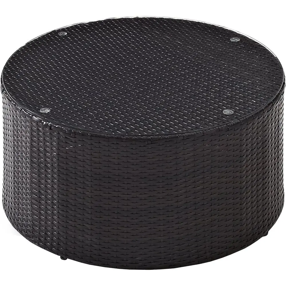 All-Weather Rattan Outdoor Round Coffee Table for Patio, Deck, Porch in Brown
All-Weather Rattan Outdoor Round Coffee Table for Patio, Deck, Porch in Brown