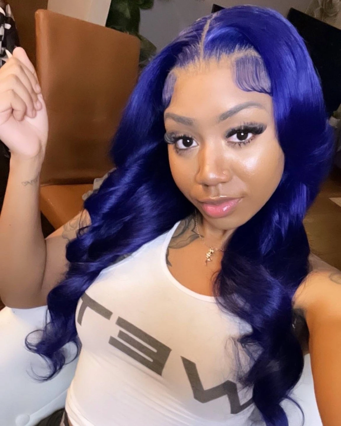 Sapphire Blue 13x4 Lace Front Wig for Women Body Wave Human Hair Dark Blue Transparent Pre-Plucked Wig
Sapphire Blue 13x4 Lace Front Wig for Women Body Wave Human Hair Dark Blue Transparent Pre-Plucked Wig