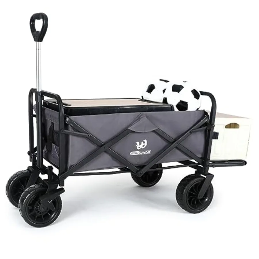 Складная тележка с откидной задней дверью для кемпинга и отдыха на природе, темно-серая, без столика
Складная тележка с откидной задней дверью для кемпинга и отдыха на природе, темно-серая, без столика