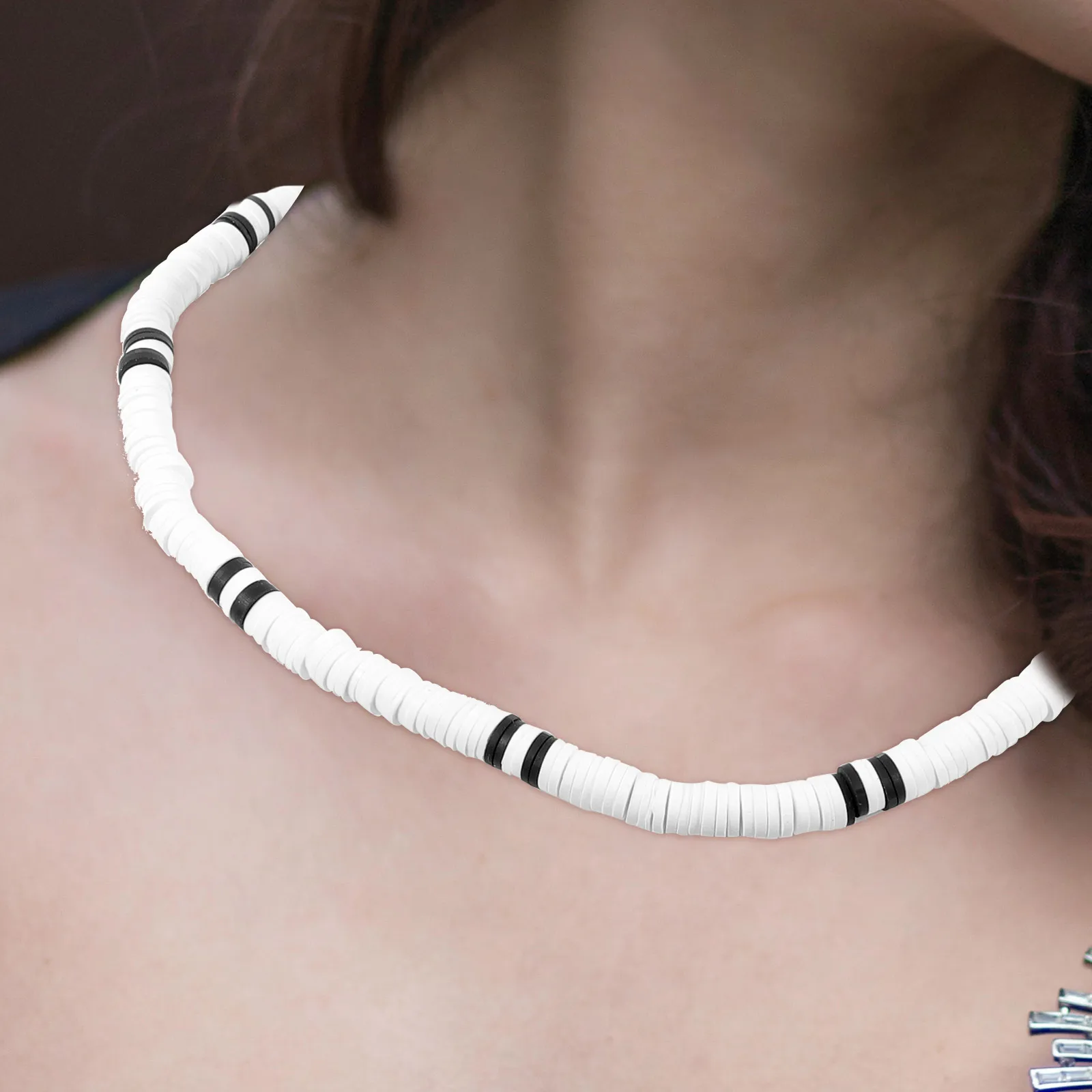 Clay Necklace Lightweight Bendable Choker Polymer Daily Wear Smooth Edges Durable Material Perfect Match Outfits Party Dresses
Clay Necklace Lightweight Bendable Choker Polymer Daily Wear Smooth Edges Durable Material Perfect Match Outfits Party Dresses