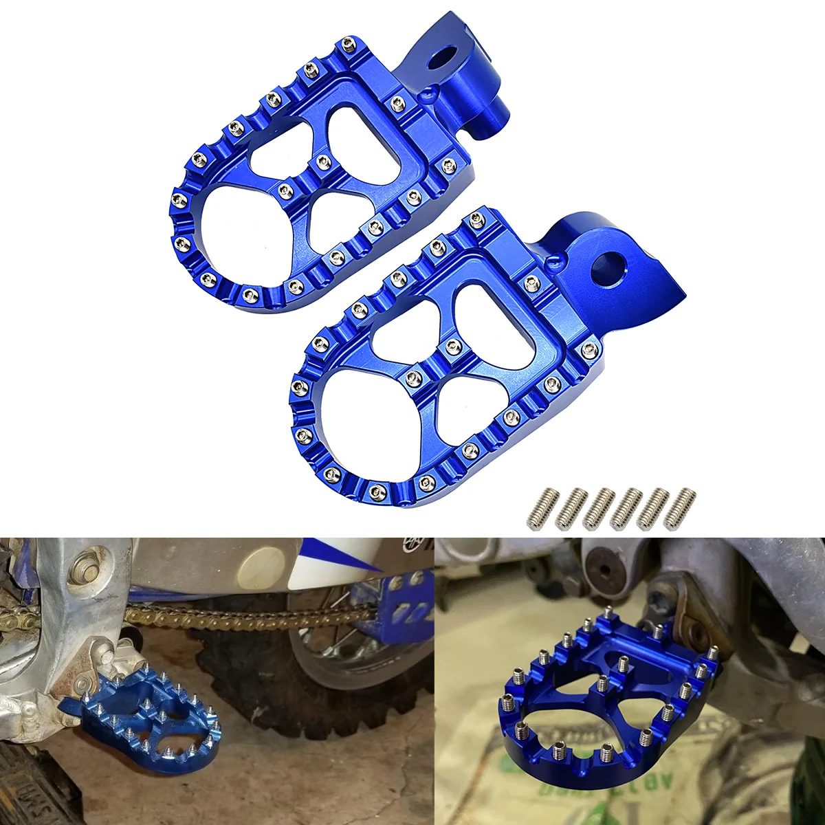 Motorcycle Footrest Footpeg Foot Pegs For Yamaha YZ 65 85 125 250 125X 250X 250FX 450FX WR 250F 450F YZF WRF 250 450 2001 - 2023
Motorcycle Footrest Footpeg Foot Pegs For Yamaha YZ 65 85 125 250 125X 250X 250FX 450FX WR 250F 450F YZF WRF 250 450 2001 - 2023