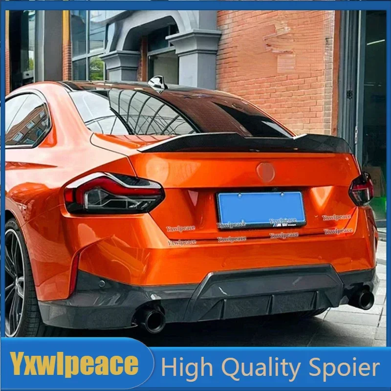 ABS Glossy Black/Carbon Fiber Look Rear Trunk Lip Spoiler For BMW 2 Series Coupe G42 2022 2023 220i 225i 230i M240i
ABS Glossy Black/Carbon Fiber Look Rear Trunk Lip Spoiler For BMW 2 Series Coupe G42 2022 2023 220i 225i 230i M240i